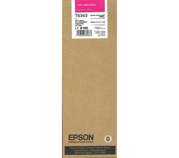 Mực in Epson T6363 Vivid Magenta Ink Cartridge (C13T636300)